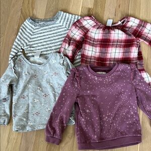 Kids' Multicolor Long Sleeve Tops Set
